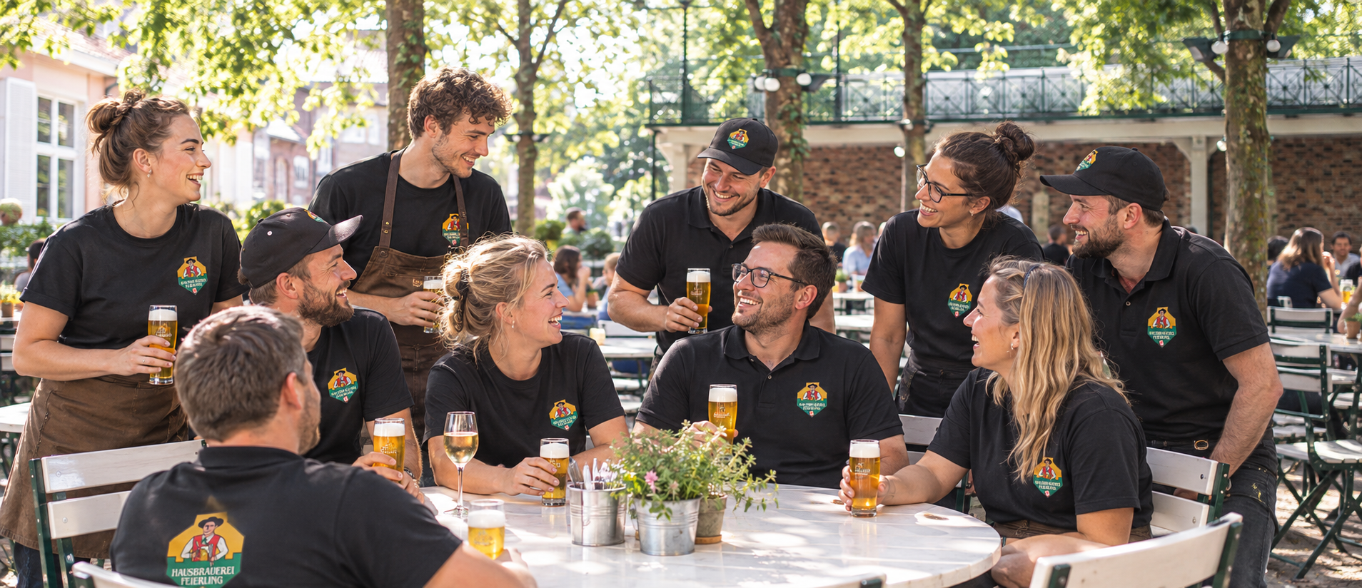 Team Hausbrauerei Feierling (KI generiert)